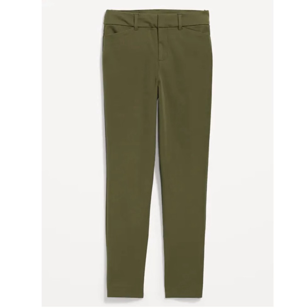 High-Waisted Pixie Skinny Ankle Pants - Alpine Tundra